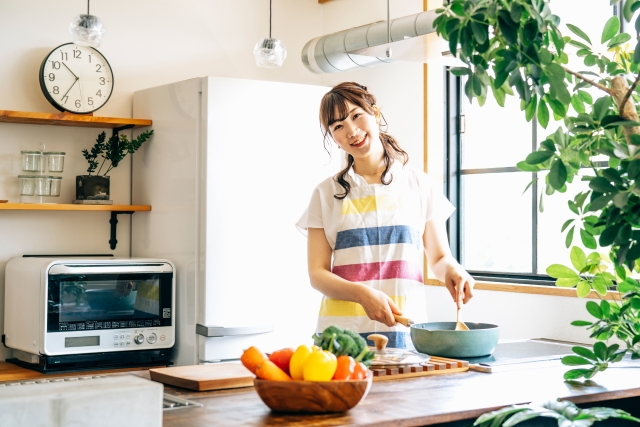 料理上手な女性